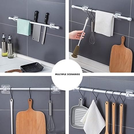 Set Of 2 Transparent Curtain Rod Holder, Household Fixed Clip, Hanging Hook Holder, Self Adhesive Sticky Hooks, Adjustable Clamp Bracket Holder, Crossbar Hook for Storing Gadgets, Multipurpose Curtain Rod Holder Set Of 2 Transparent Curtain Rod Holder, Household Fixed Clip, Hanging Hook Holder, Self Adhesive Sticky Hooks, Adjustable Clamp Bracket Holder, Crossbar Hook for Storing Gadgets, Multipurpose Curtain Rod Holder